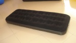 PVC Inflatable Single 24 Holes Flocked Air Beds