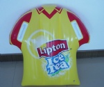 PVC Inflatable LIPTON Surfboard with 2 handles