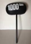 PVC inflatable 1000 ton hammers with plastic handle (HAVE STOCK)
