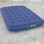 PVC Inflatable Double persons 48 Holes Flocked Air Beds (King size)