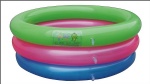 Kids PVC inflatable 3-ring colorful pool Small inflatable water pools