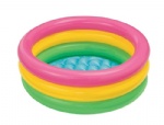 New style kids 3 rings swimming pool inflatable swimming pool with Bubble bottom