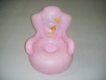 Inflatable kids princess chair