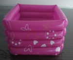 Inflatable Square Pink Foot Pool (Piscina Pedicure)