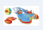 PVC Double Waterslide + 2pcs Surfboards